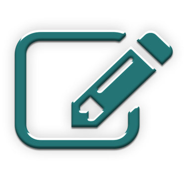 Terms and Conditions icon of a pencil and paper